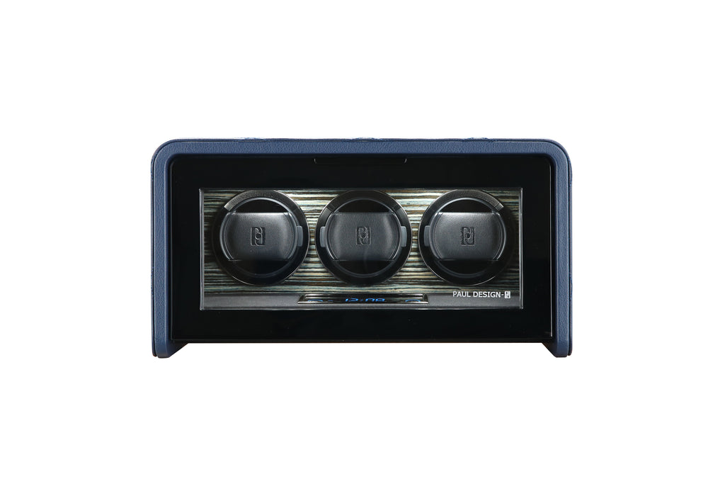 Classic 3 Blue Leather