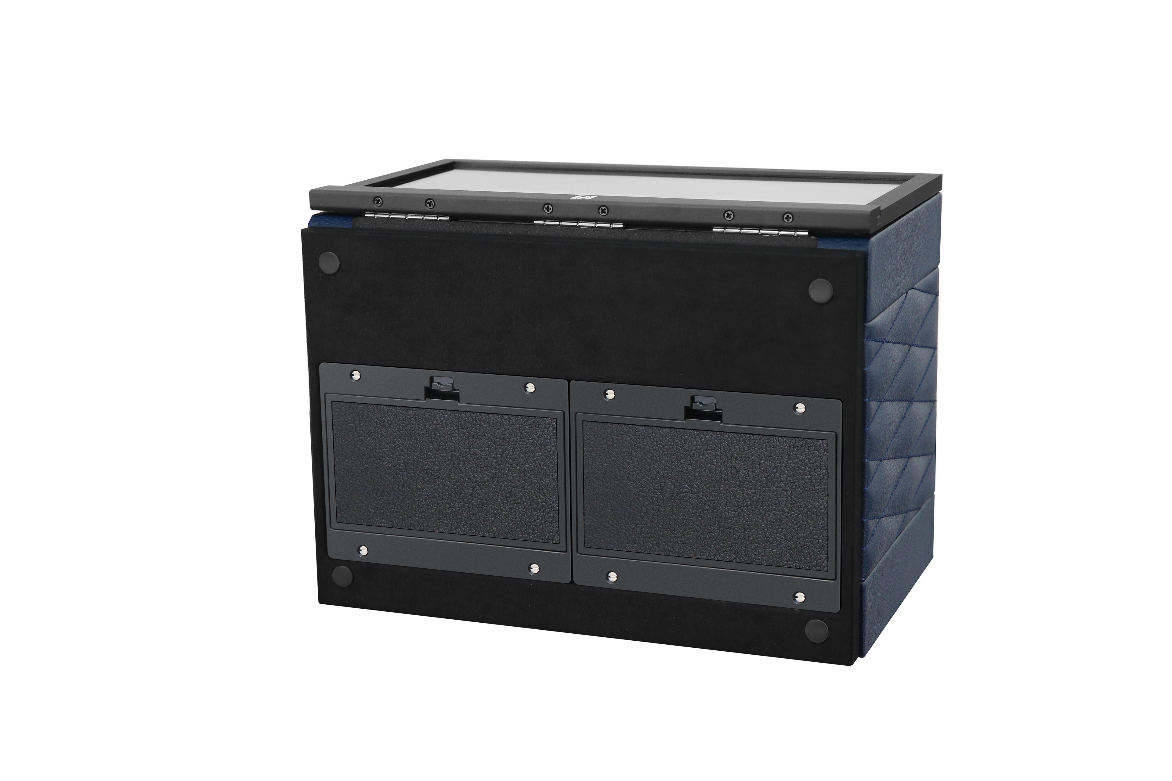 Petite 2 Blue Leather with Door