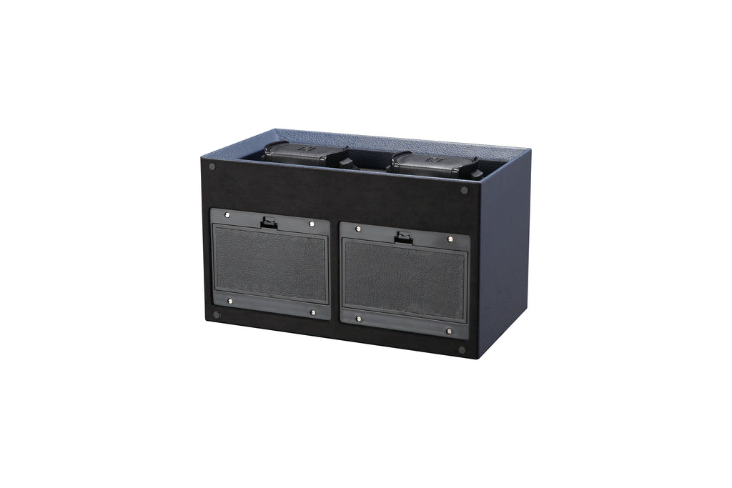 Petite 2 Blue Leather